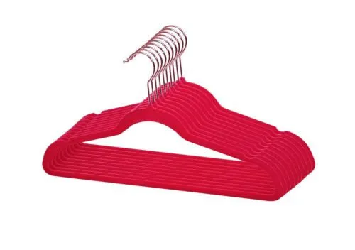 10 Pack Velvet Hangers, Thin Non-slip Hangers