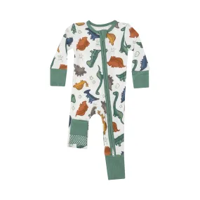 2 Way Zipper Romper - Dino Rocks