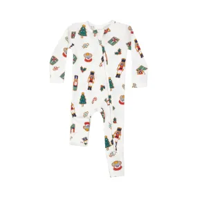 2 Way Zipper Romper | Nutcracker Christmas Cookies