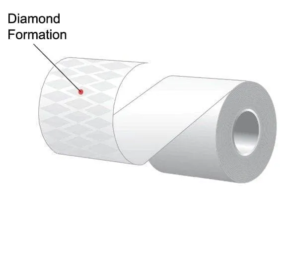 3.125" x 170' MAXStick 21# Direct Thermal "Sticky Paper" (12 rolls/case) - Diamond Adhesive