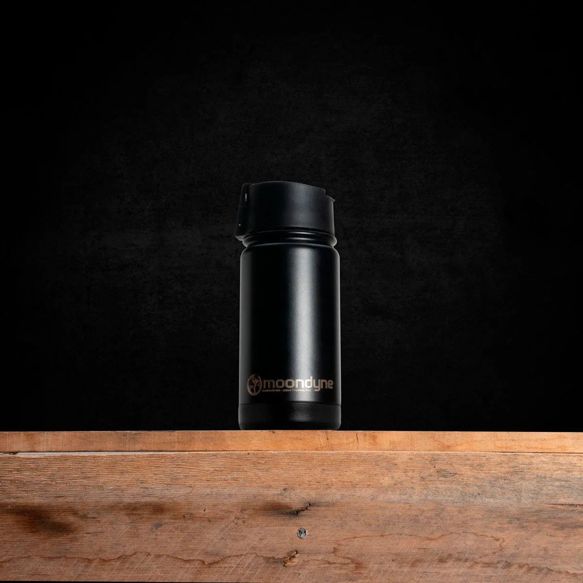 420ML INSULATED MUG - BLACK