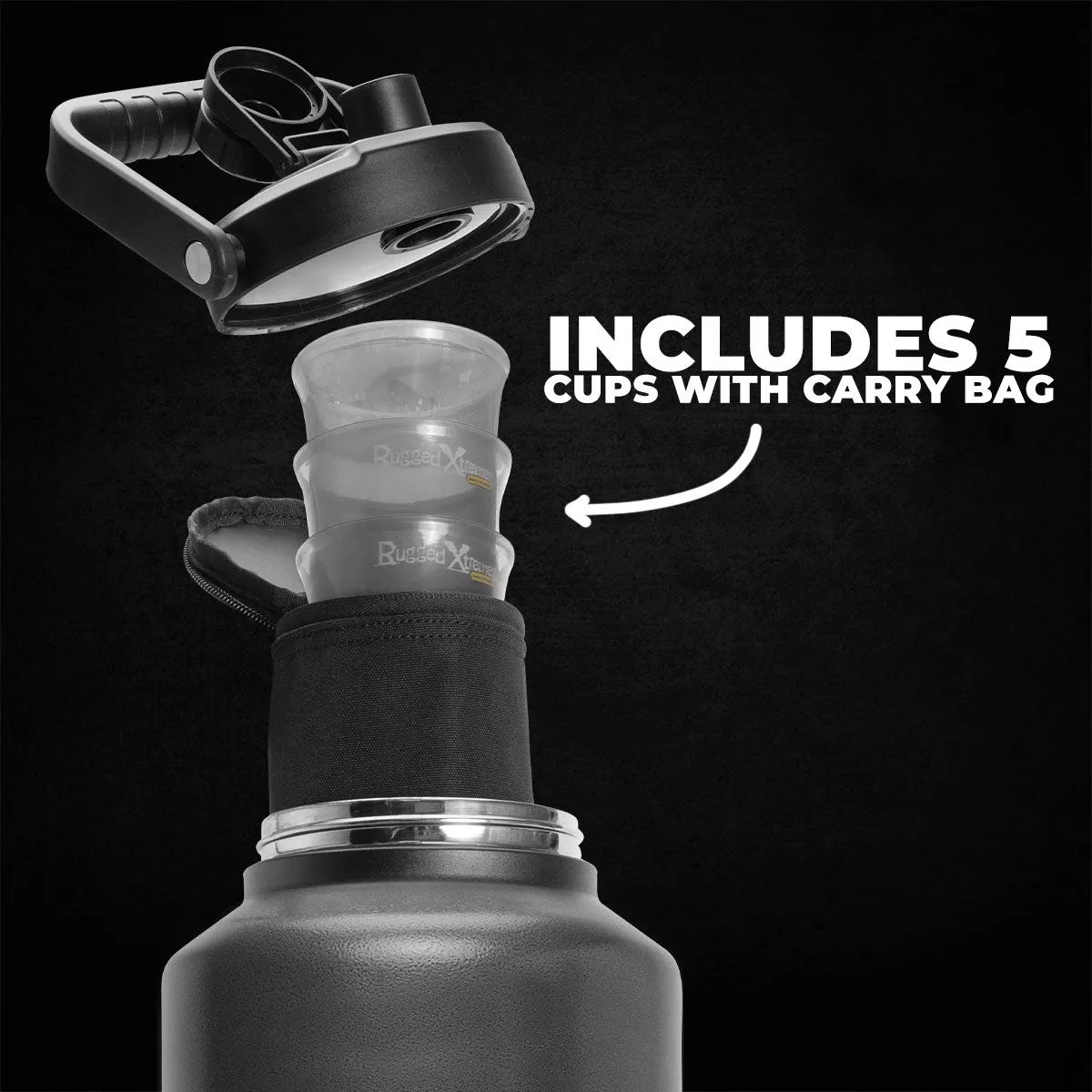 6L INSULATED BOTTLE   CUPS