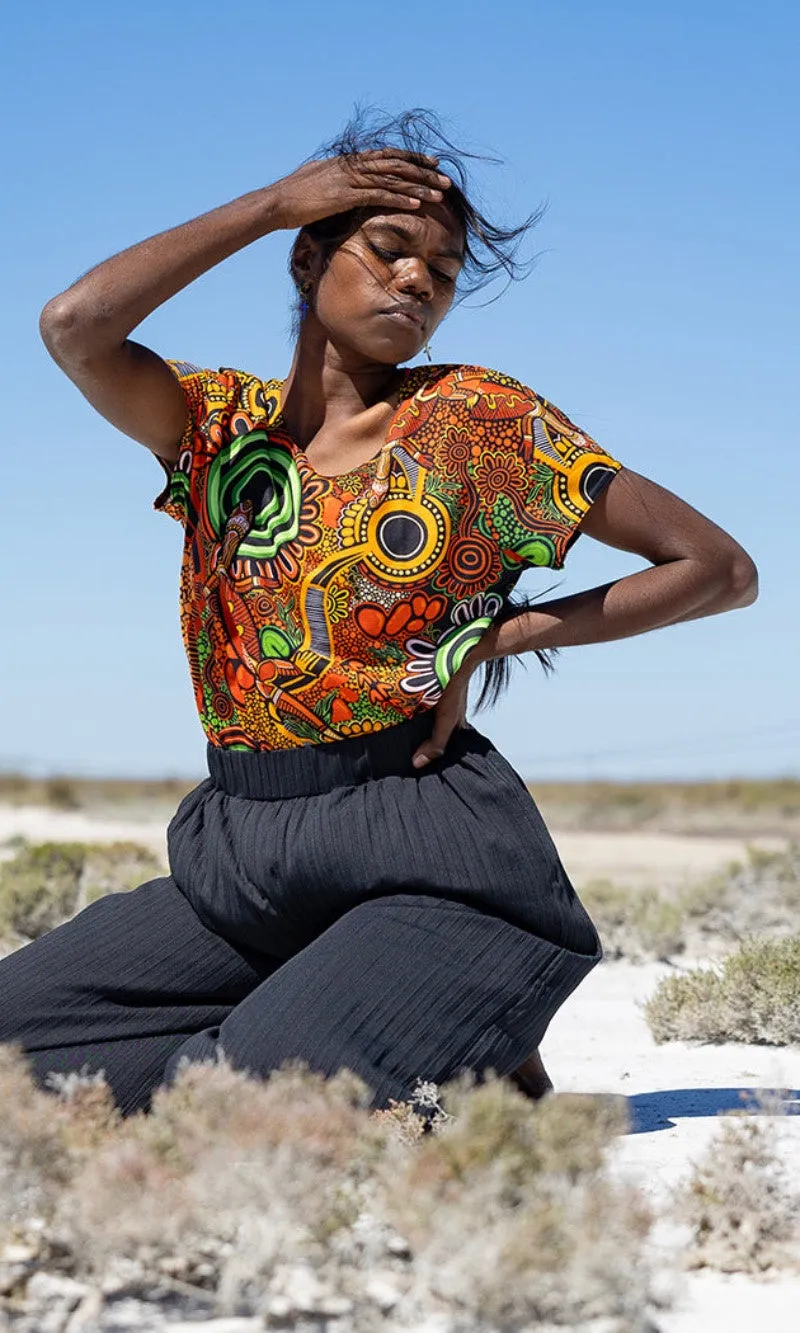 Aboriginal Art Fashion Top Proud & Deadly