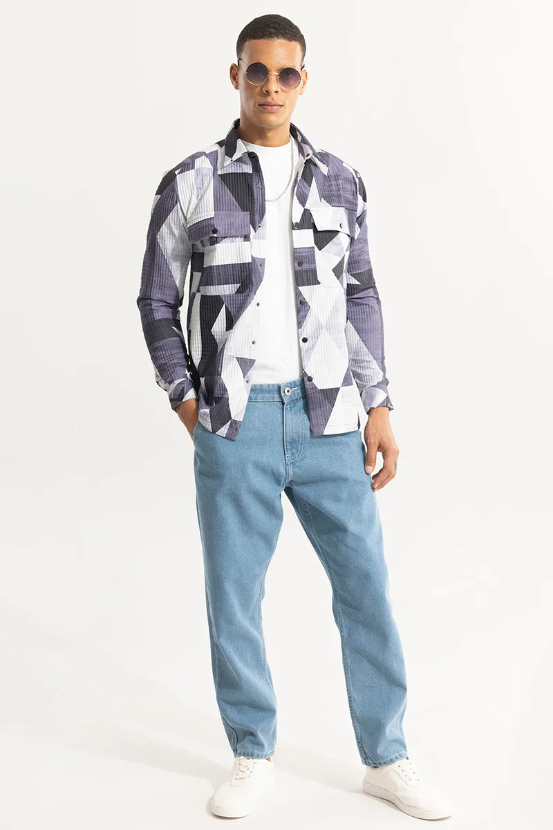 Abstractix Grey Overshirt