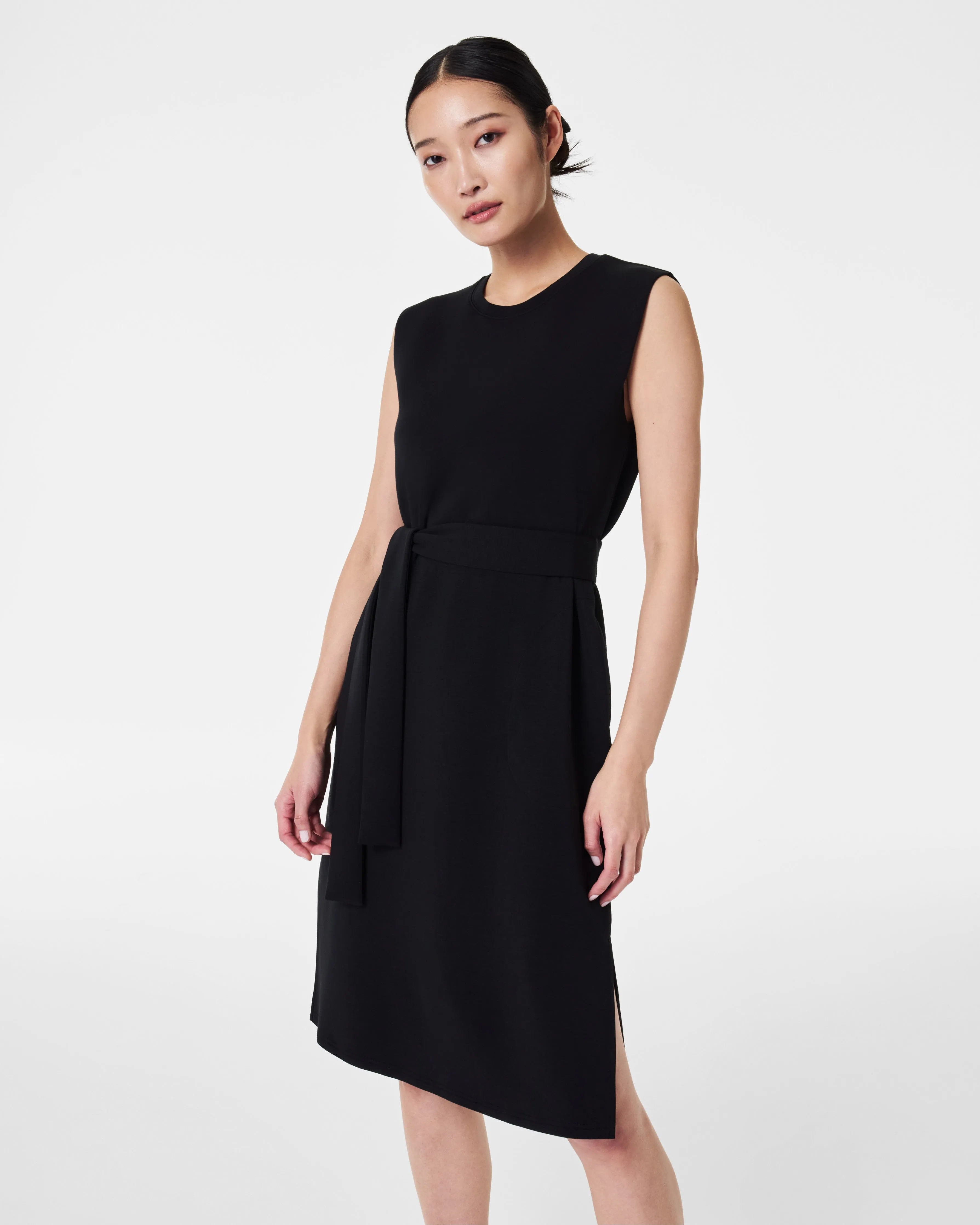 AirEssentials Tie-Waist Tank Dress