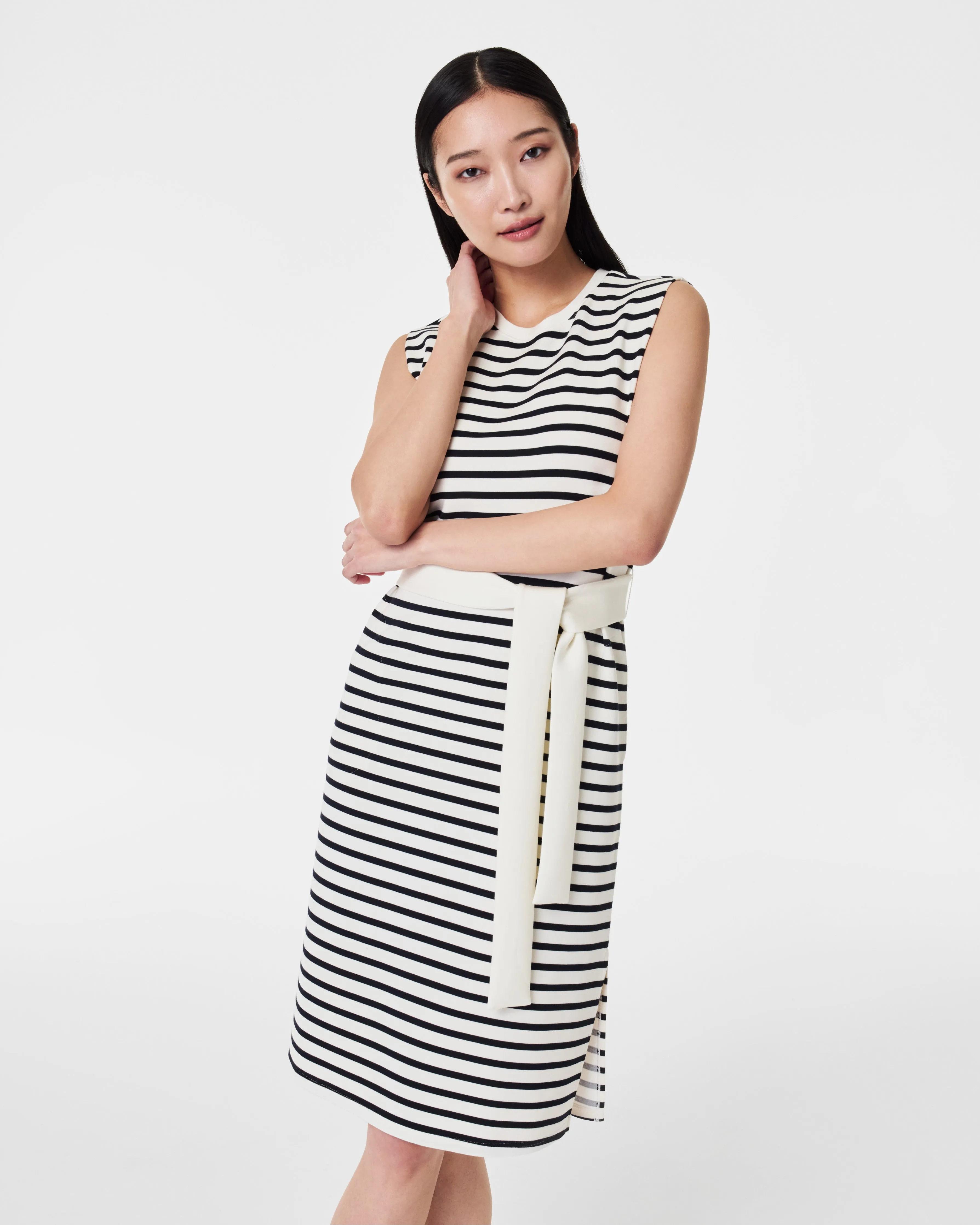 AirEssentials Tie-Waist Tank Dress