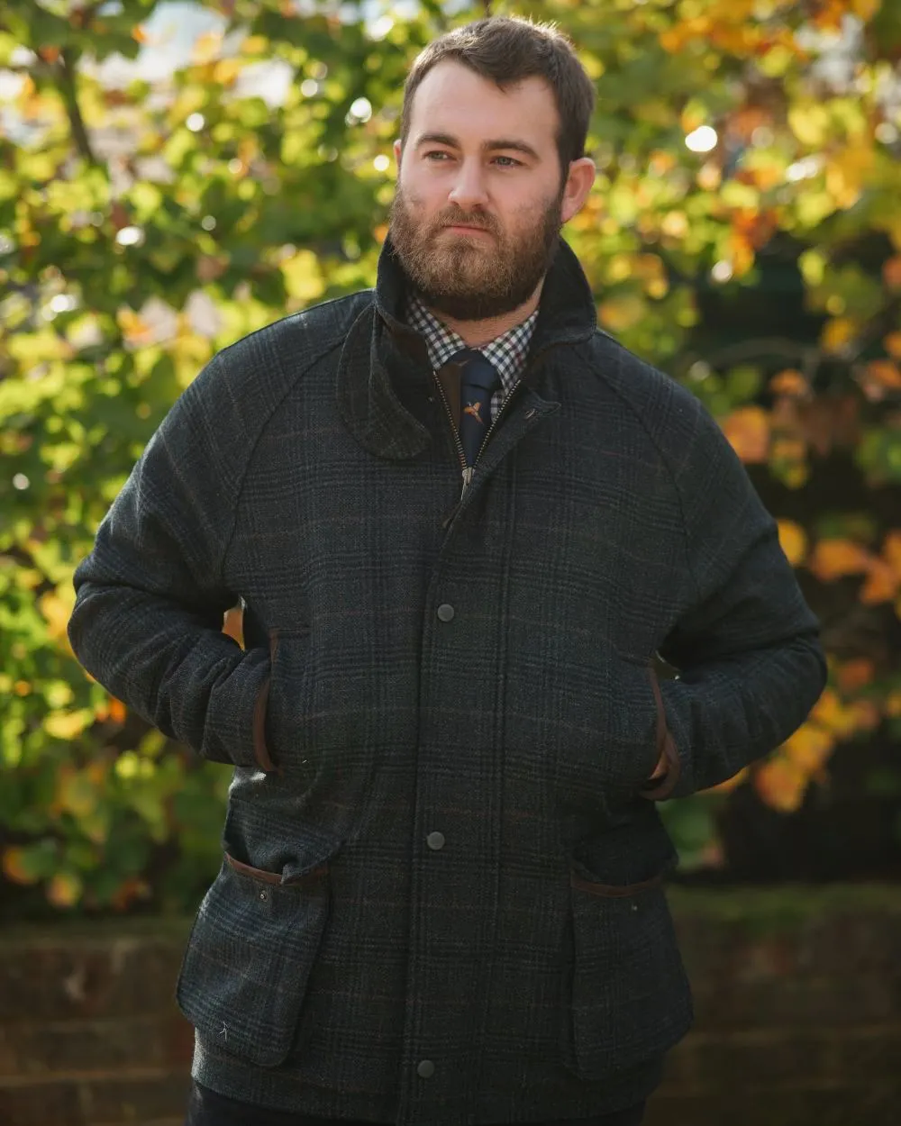 Alan Paine Surrey Waterproof Tweed Coat