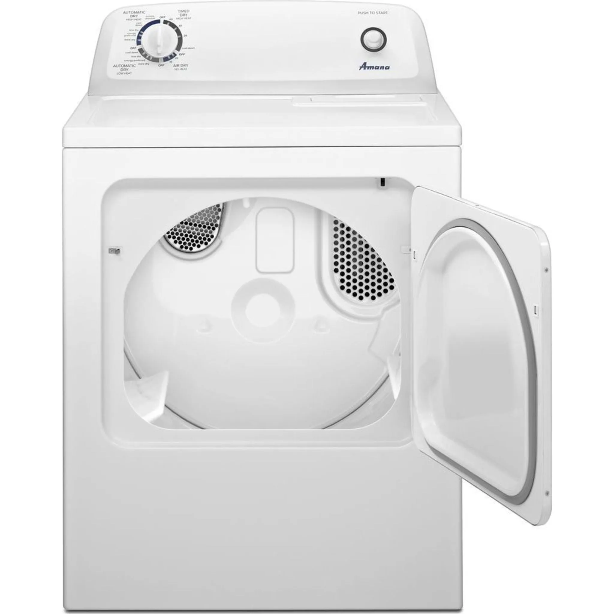 Amana 6.5 cu. ft. Top-Load Gas Dryer with Automatic Dryness Control (NGD4655EW)