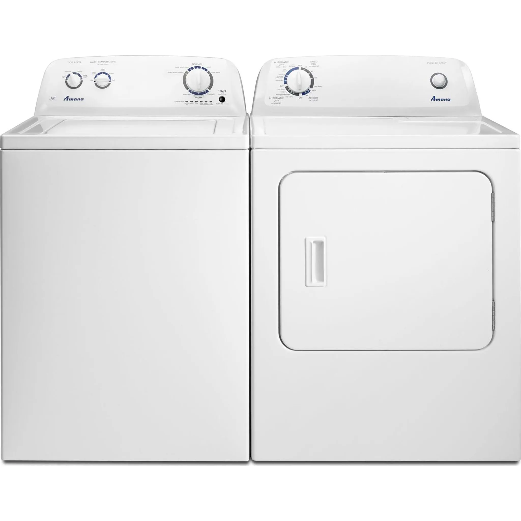 Amana 6.5 cu. ft. Top-Load Gas Dryer with Automatic Dryness Control (NGD4655EW)