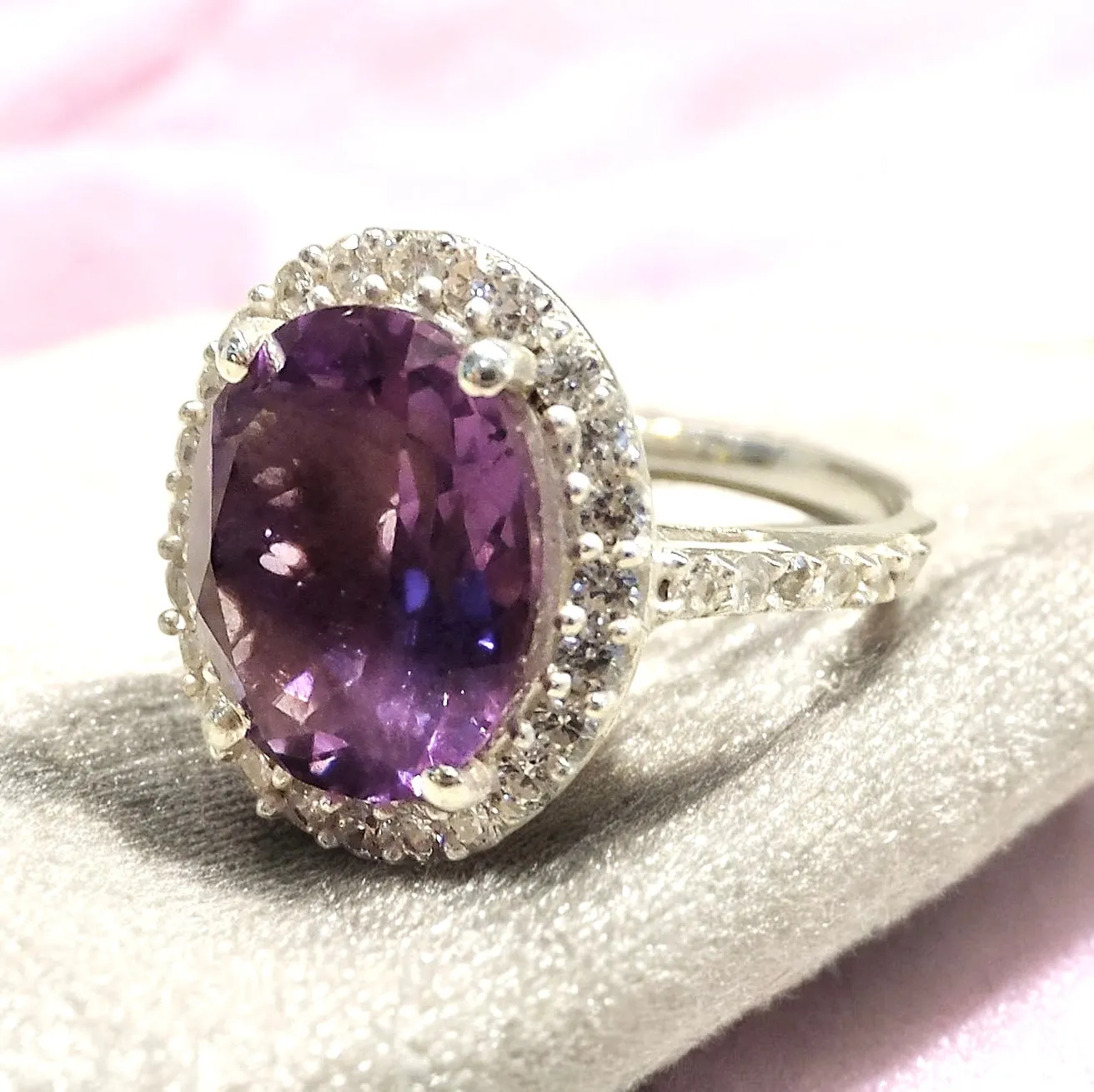 Amethyst Gemstone Ring size 7