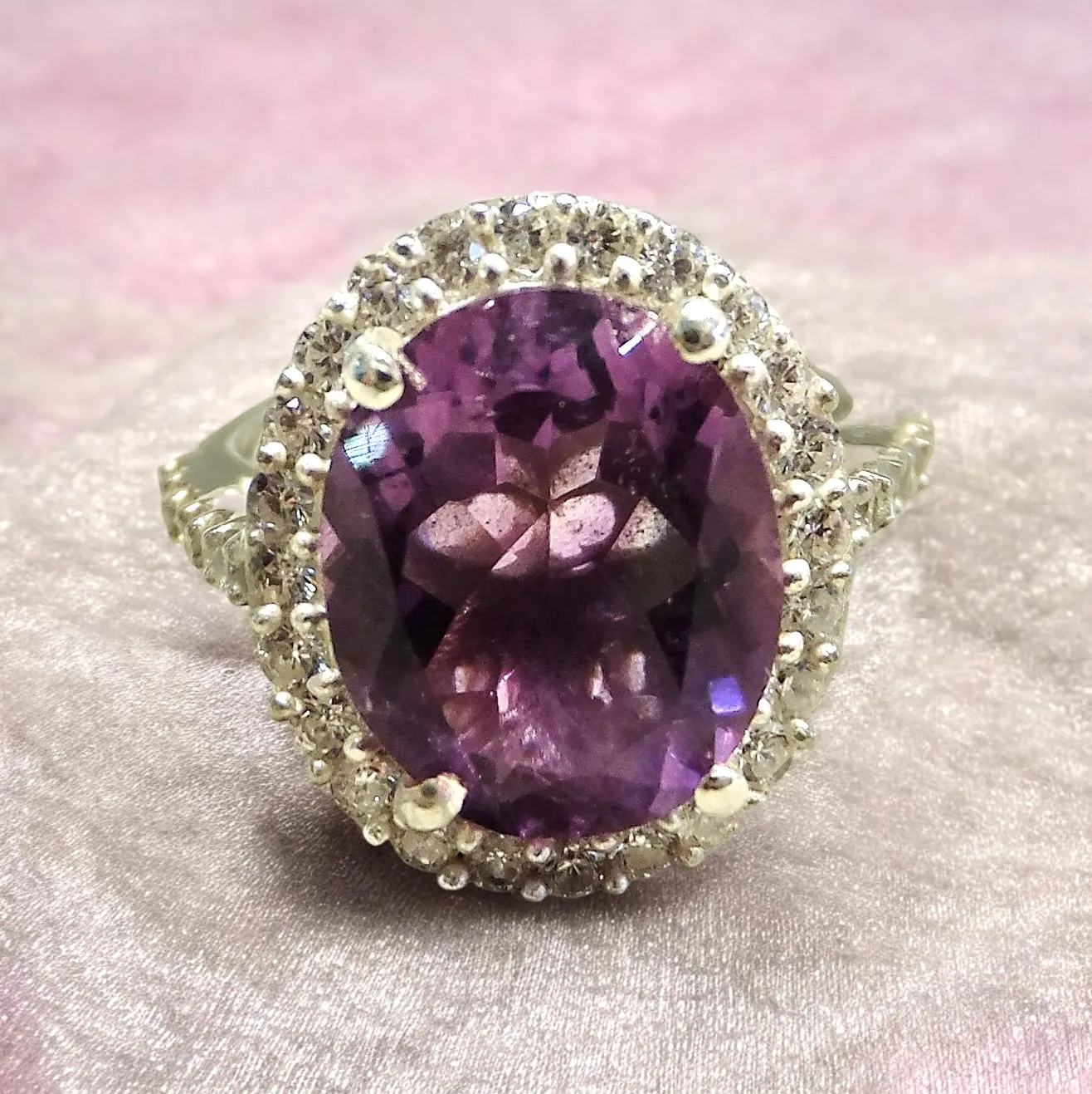 Amethyst Gemstone Ring size 7