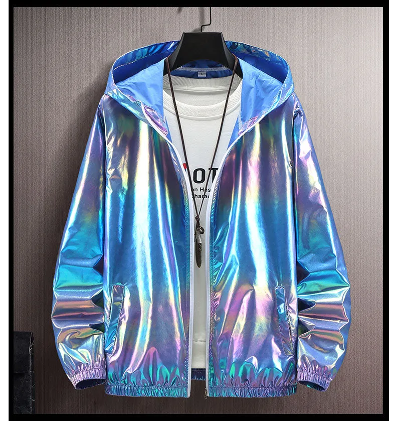 Anodize Solid Polyester Bomber Jacket