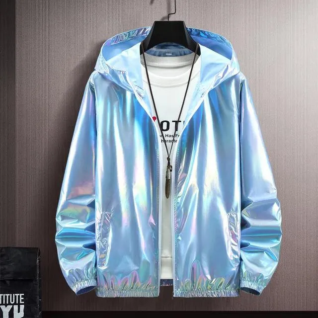 Anodize Solid Polyester Bomber Jacket