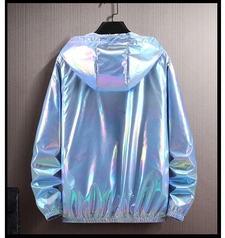 Anodize Solid Polyester Bomber Jacket