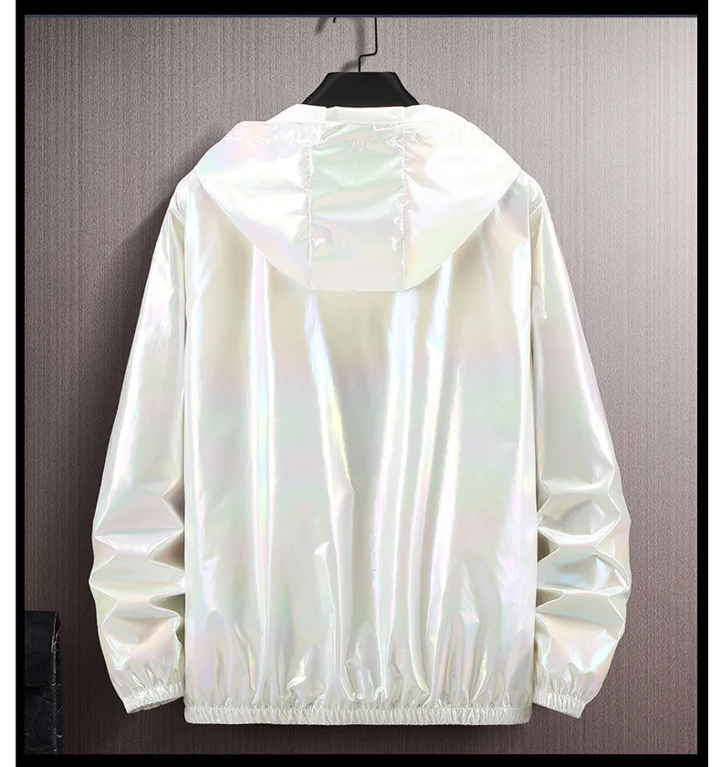 Anodize Solid Polyester Bomber Jacket