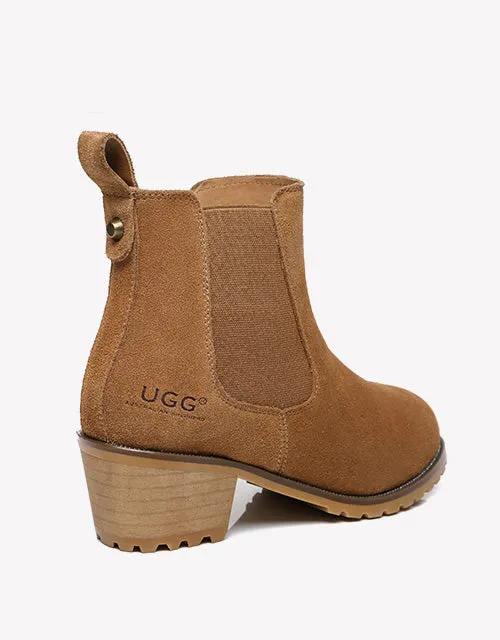 Australian Shepherd Women UGG Heel boots Sylvia Water-Repellent