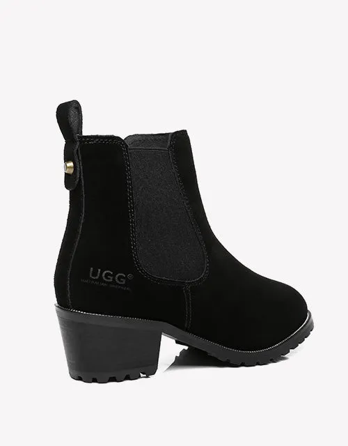 Australian Shepherd Women UGG Heel boots Sylvia Water-Repellent