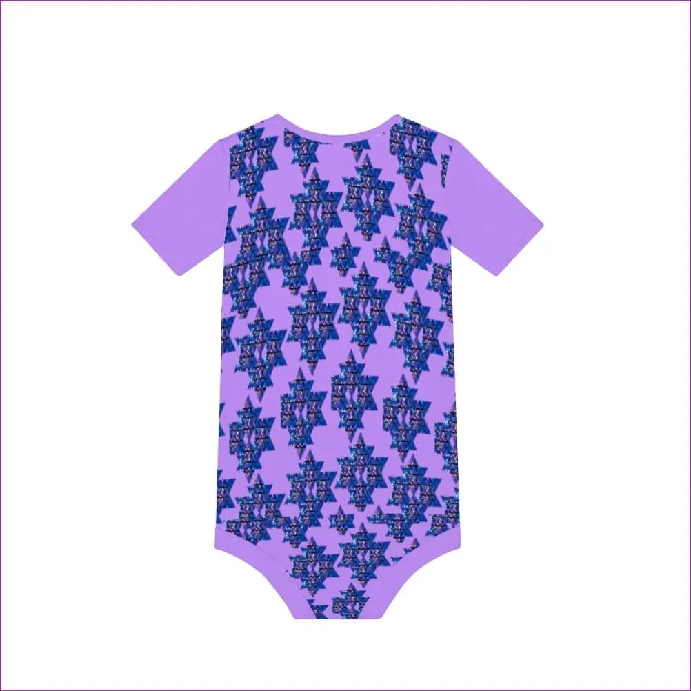 Baby's Skewed Short Sleeve Romper