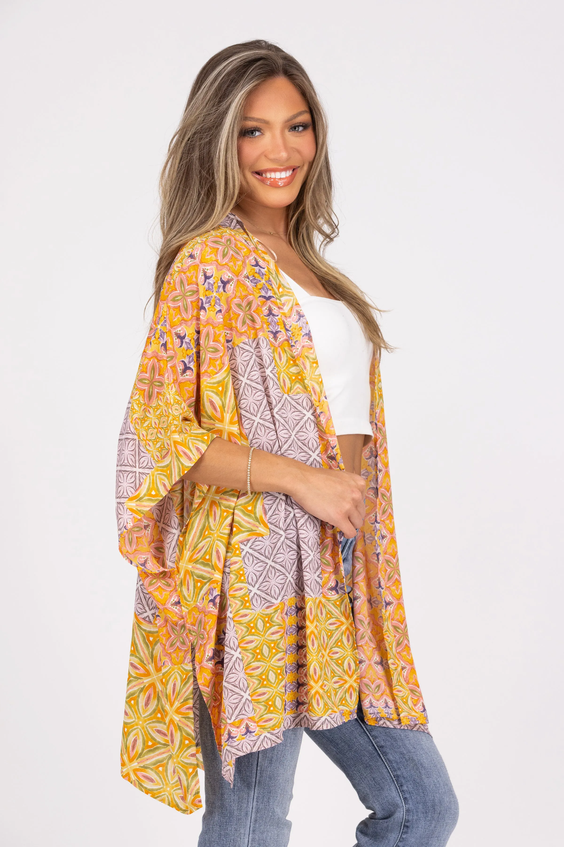 Beachy Paradise Kimono