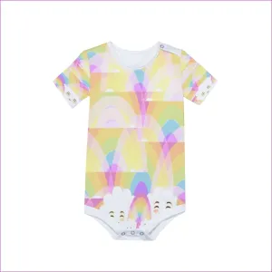 Bec's Rainbow Baby's Short Sleeve Romper