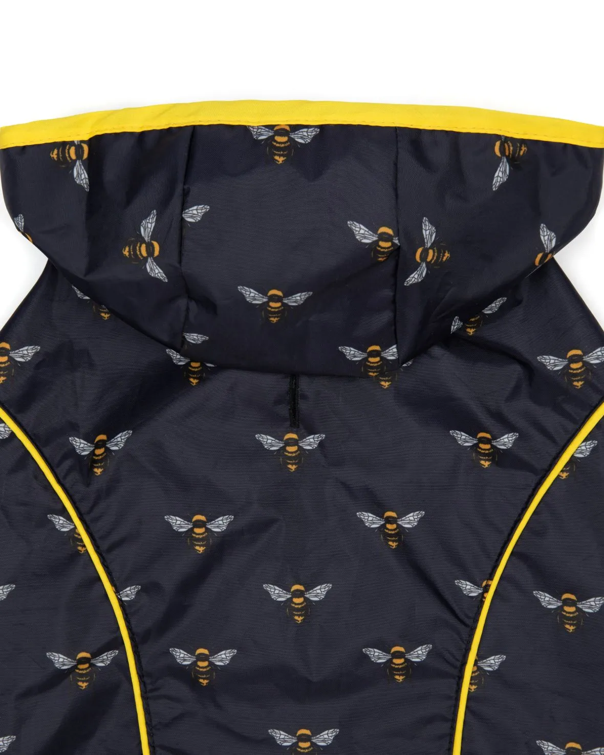 Bee Print Dogs Pakamac Raincoat - Navy