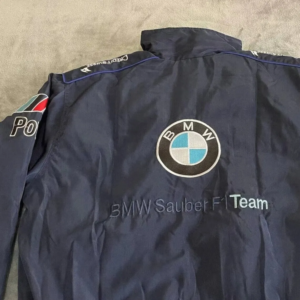 Blue/White BMW Vintage Racing Jacket