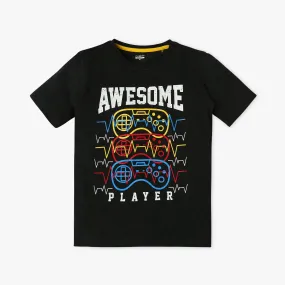 Boy's Regular Fit Graphic T-Shirt