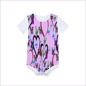 Butterfly Love Baby's Short Sleeve Romper