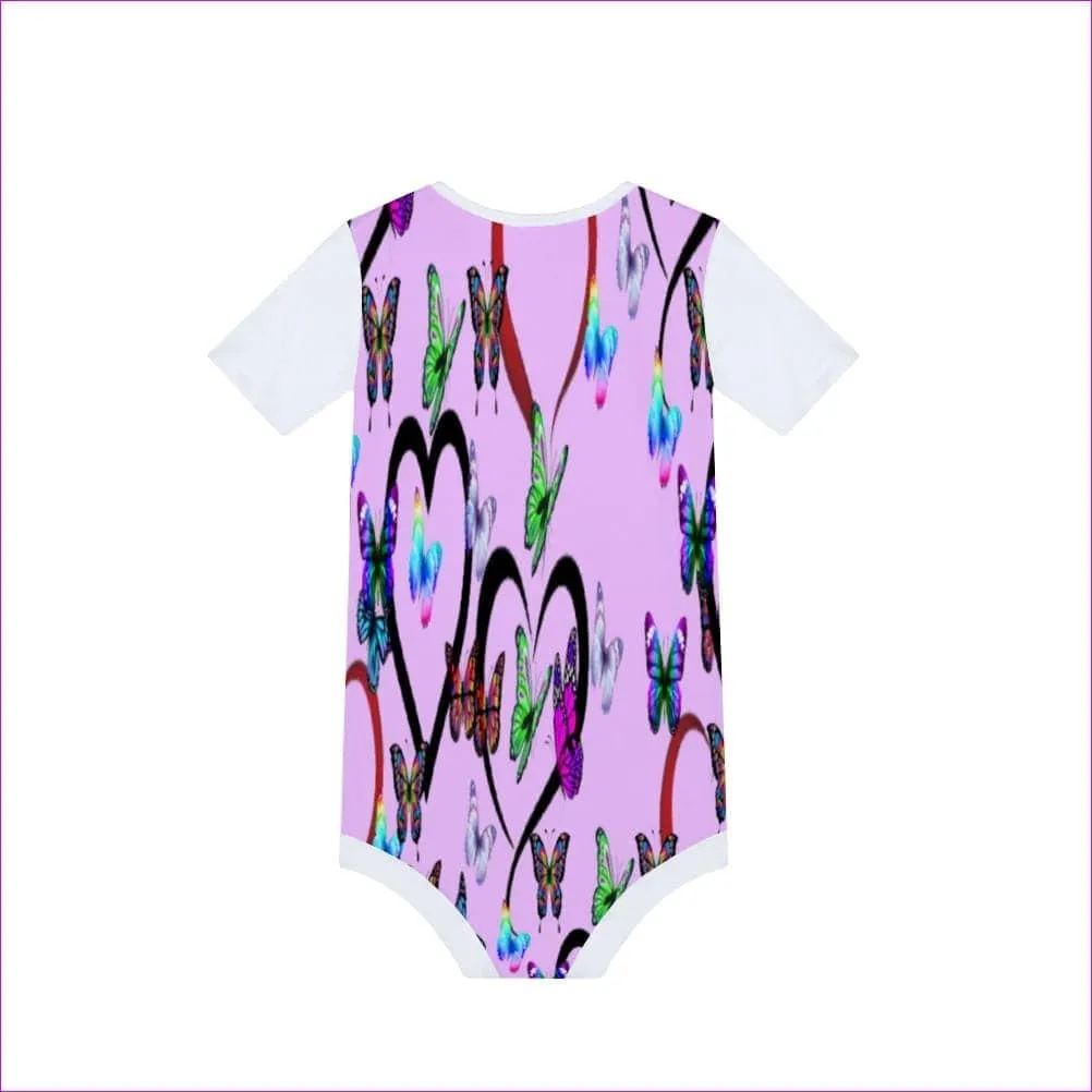 Butterfly Love Baby's Short Sleeve Romper