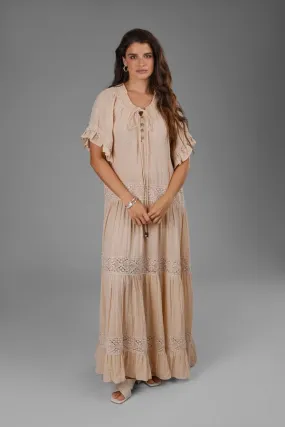 Cotton Long Cover Up Dress