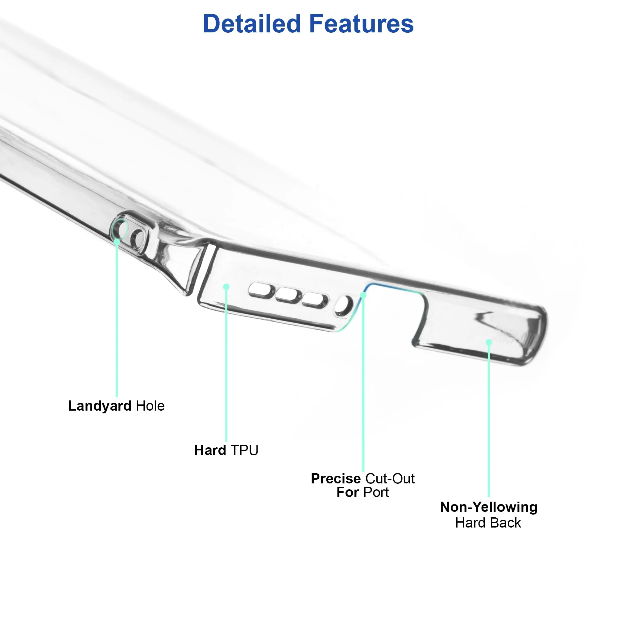 Crystal Clear Hard Back Anti-Yellowing Phone Case For Motorola Moto Edge 50 Fusion 5G