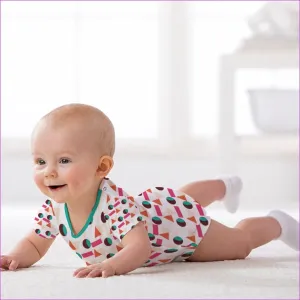 Disco Baby's Short Sleeve Romper