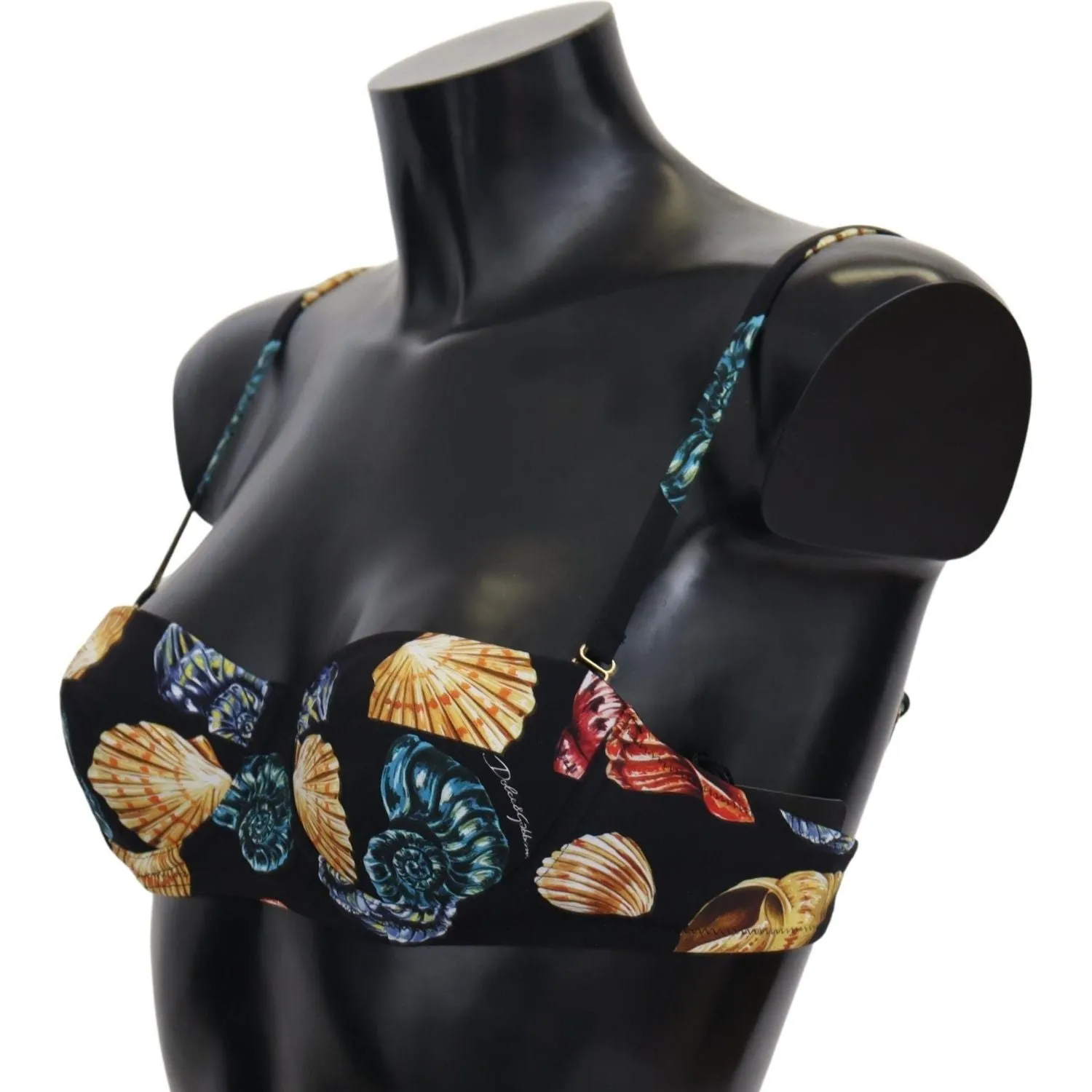 Dolce & Gabbana Chic Seashell-Print Bikini Top