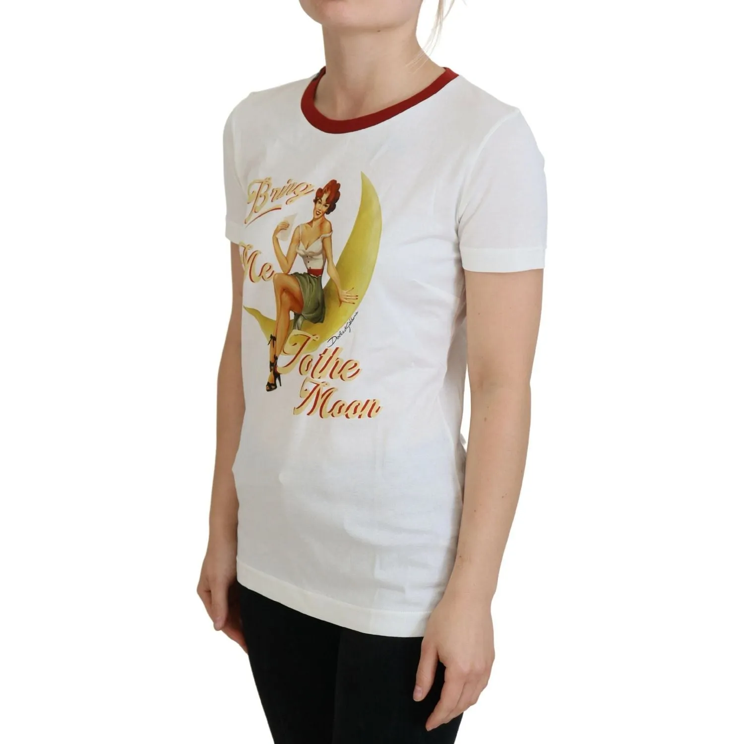 Dolce & Gabbana Elegant White Cotton Casual Top