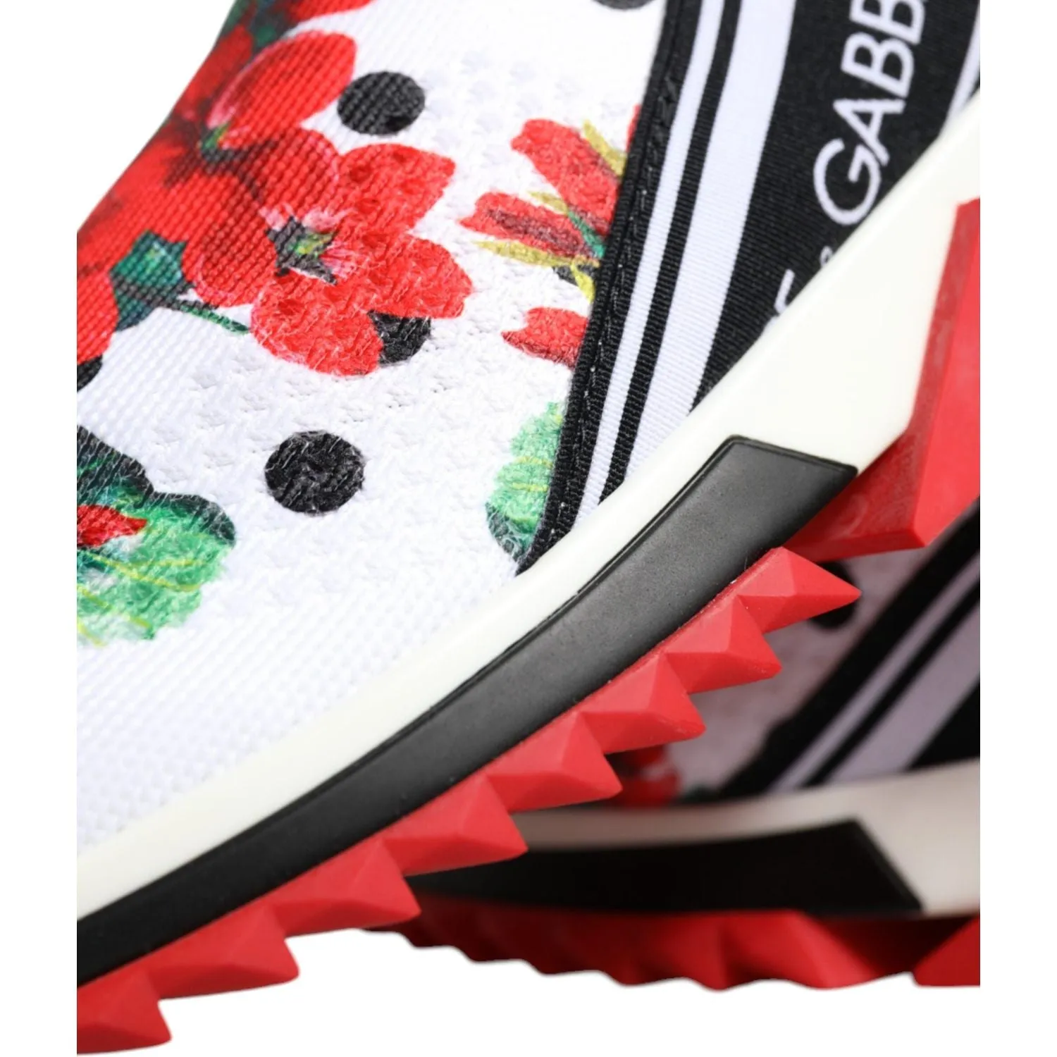 Dolce & Gabbana Multicolor Geranium Sorrento Sneakers Shoes