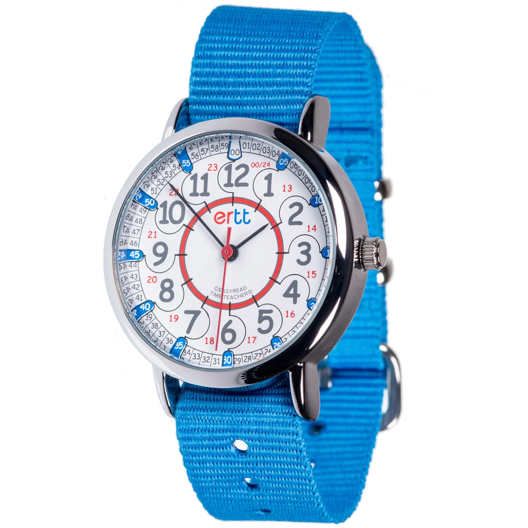 Easy Read Time Teacher Watch Blue