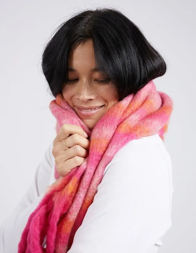 Elm Sunrise Scarf - Check