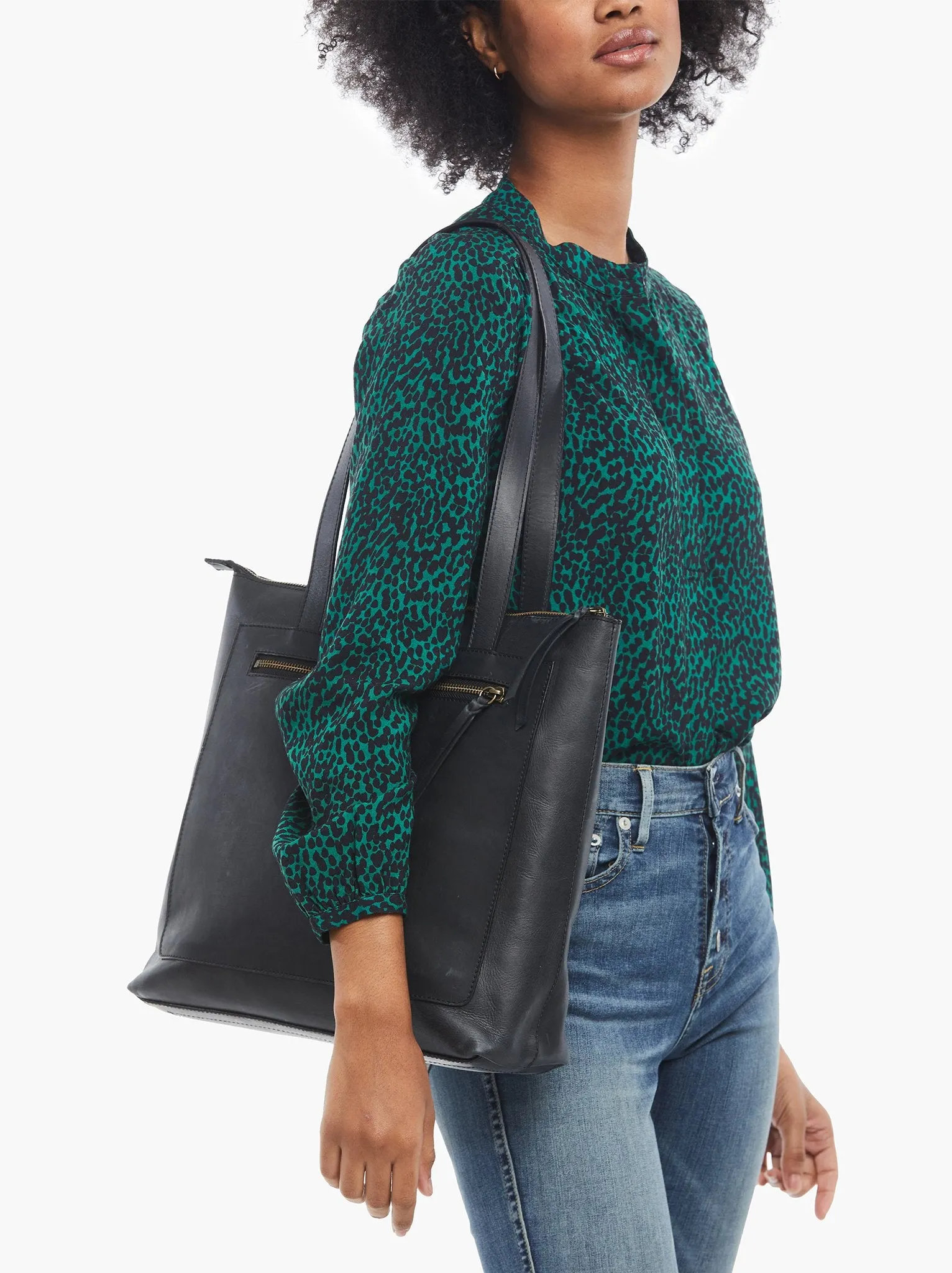 Elvia Top Zip Tote