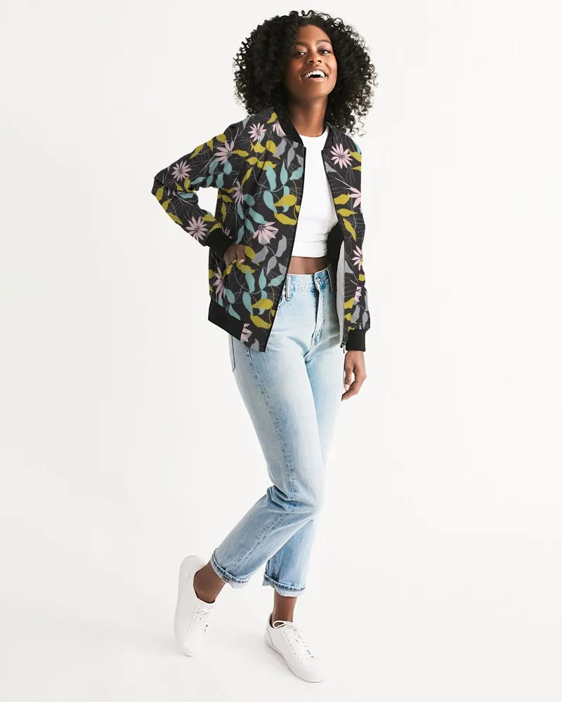 Evening Floral Women's Bomber Jacket