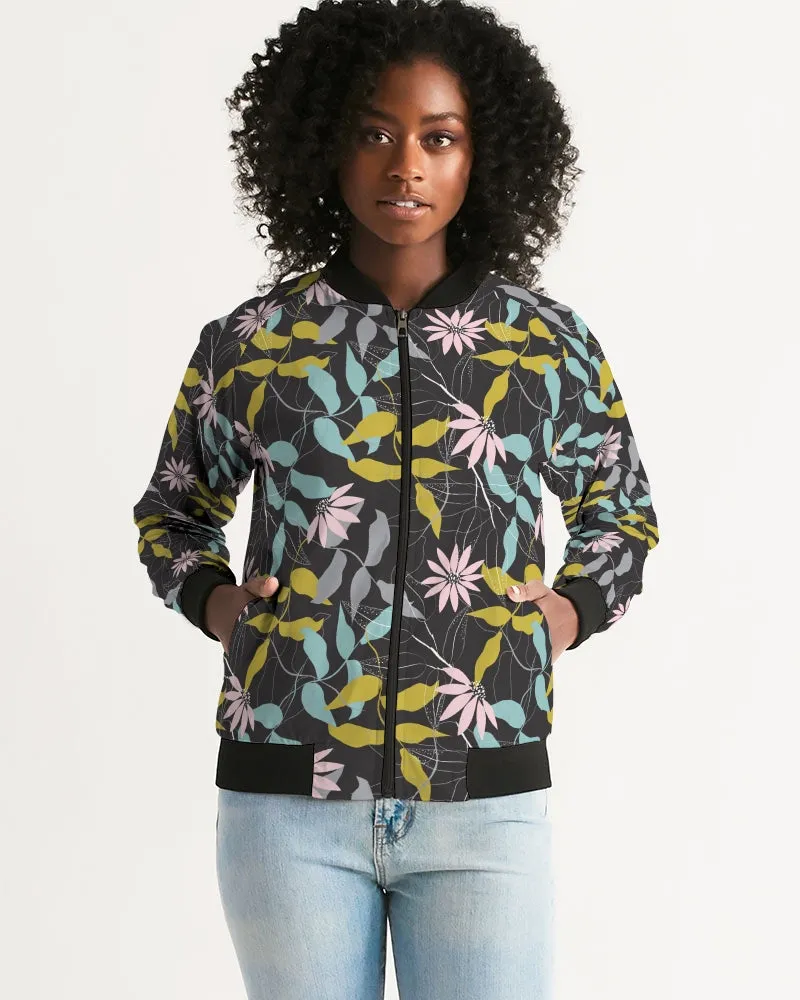 Evening Floral Women's Bomber Jacket