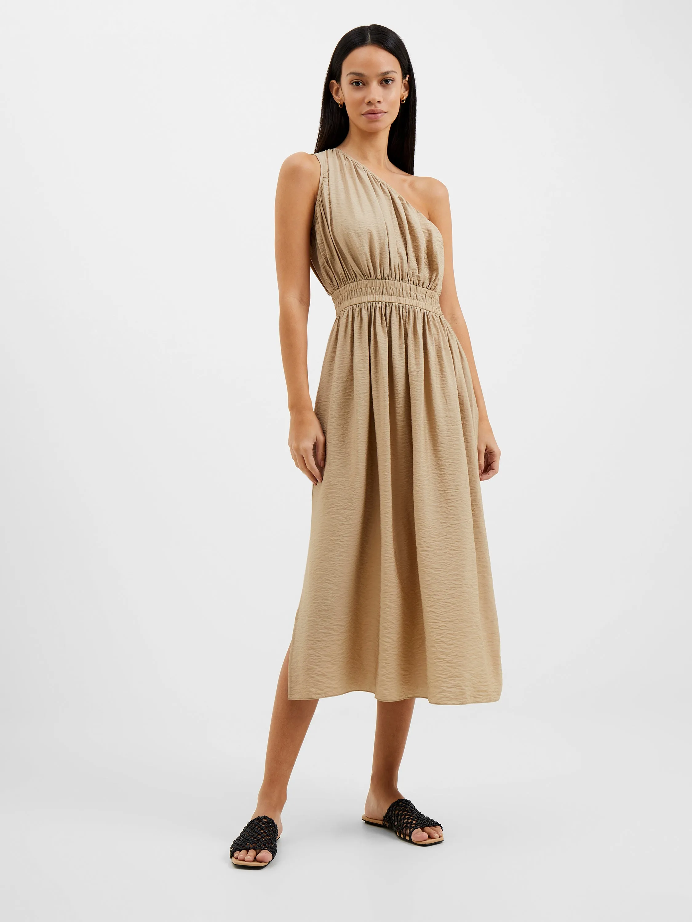 Faron Midi One Shoulder Midi Dress