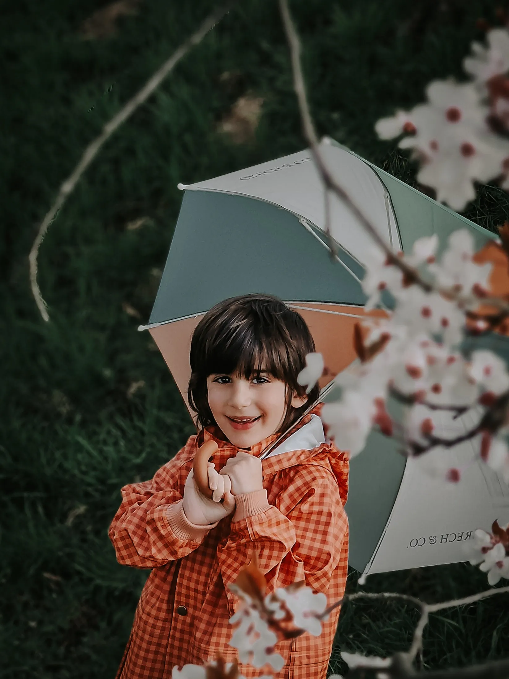 Fishtail Raincoat - Sunset Gingham