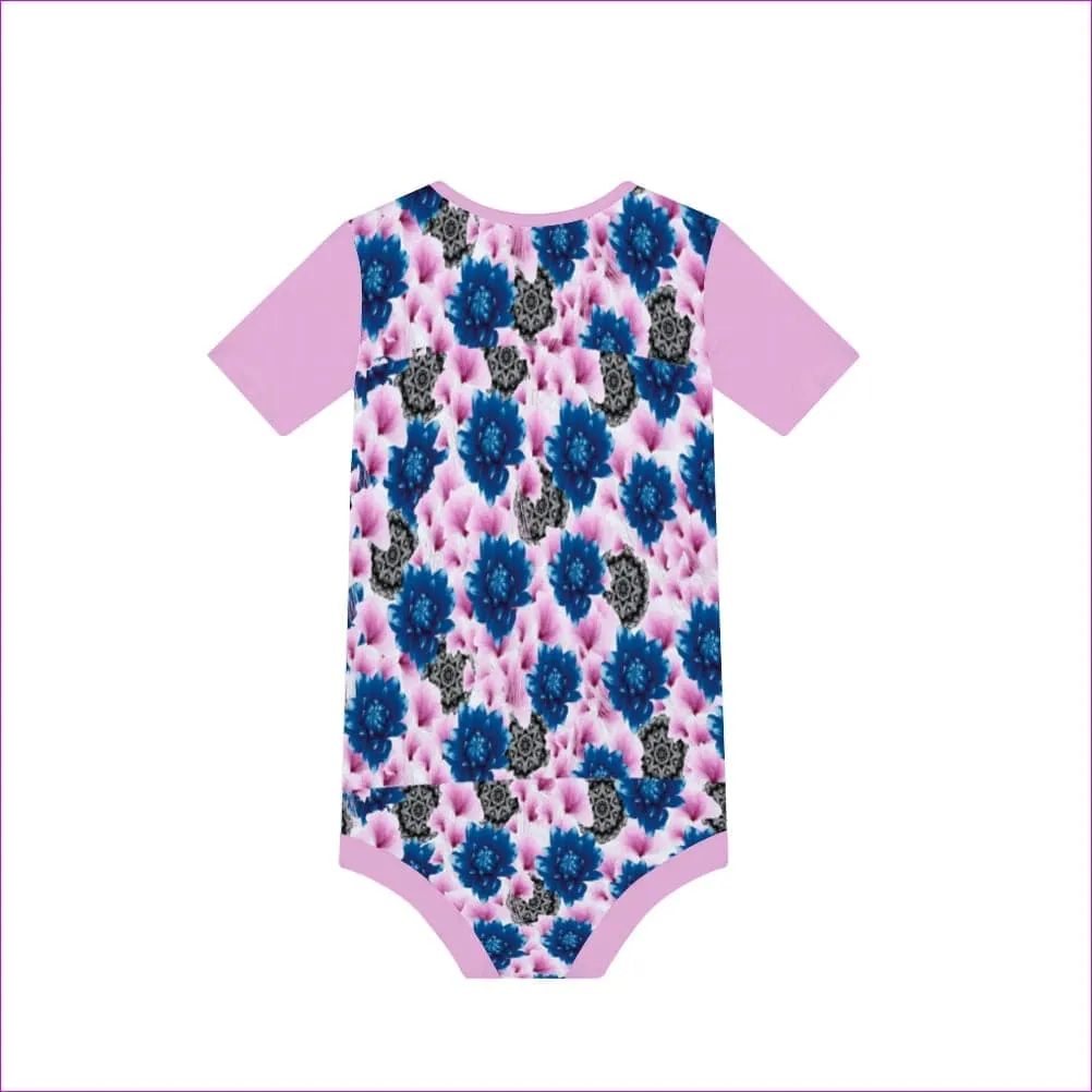 Floral Realm Baby's Short Sleeve Romper