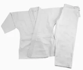 FLUORY JDF01 JIU JITSU GI JUNIOR SIZE XXS-XL WHITE