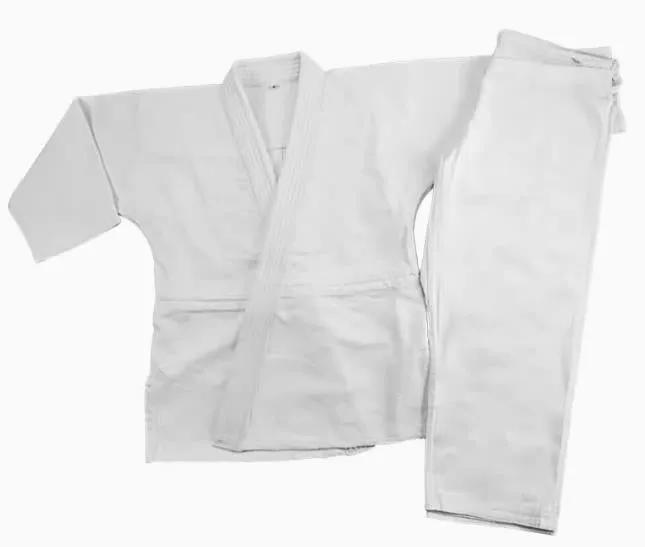 FLUORY JDF01 JIU JITSU GI JUNIOR SIZE XXS-XL WHITE