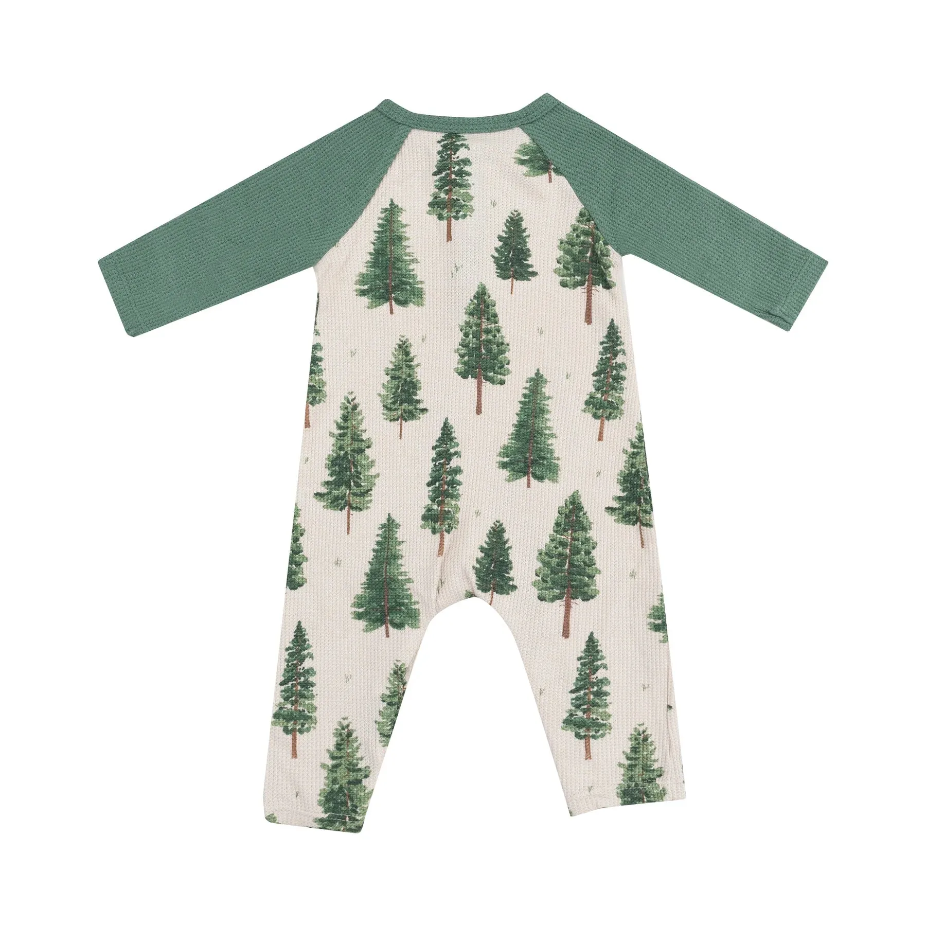 Forest Trees Raglan Romper