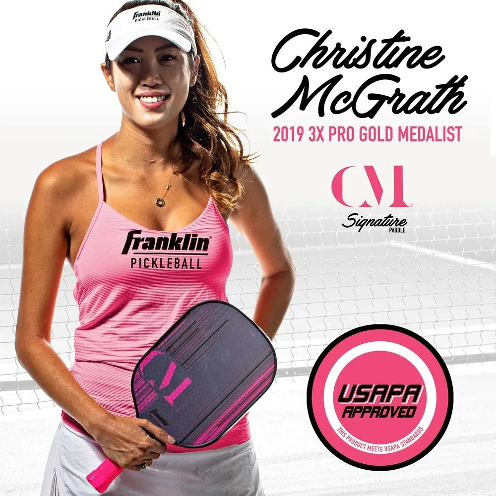 Franklin Christine McGrath Signature Pickleball Paddle [Pink]