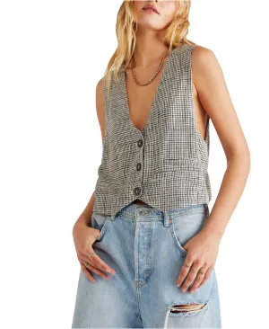 Free People Heritage Micro Vest