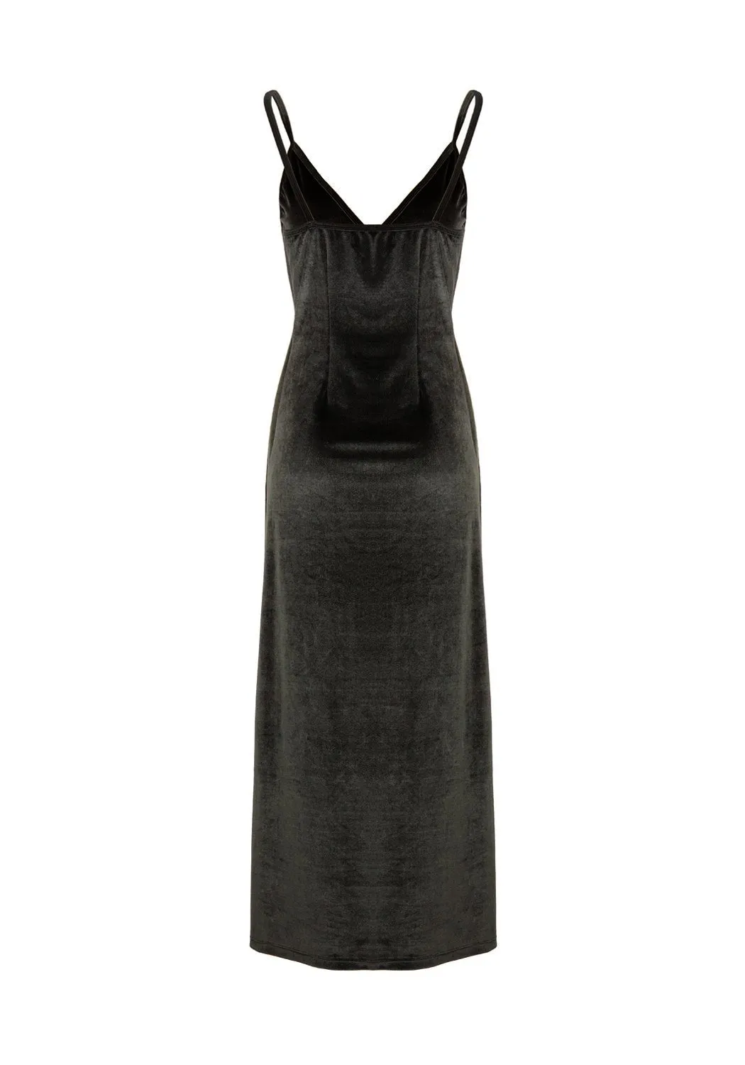 Gabrielle Velvet Midi Slip Dress