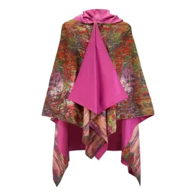 Galleria Enterprises Monet Garden Reversible Rain Cape (Women's)